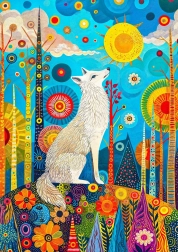 ENJOY Puzzle Bílý ochránce 1000 dílků