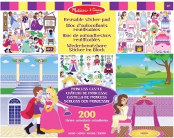 Znovupoužitelné samolepky – zámek princezen