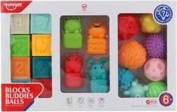 Velká sada baby hraček pro rozvoj smyslů od Huanger