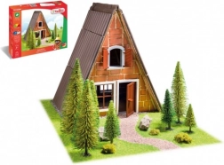 Teifoc finská chatka – stavebnice z opravdových cihel (160 dílků)