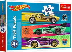 Puzzle HOT WHEELS závod 60 dílků