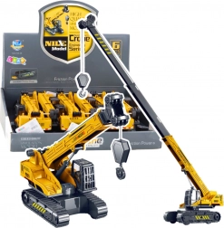 Jeřáb pásový s výsuvným ramenem a otočnou kabinou 360°