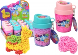 Růžové pěnové koule Squishy v kelímku