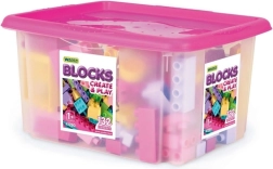 Stavebnice 132 ks v úložném boxu pro děti