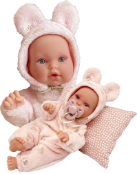 Antonio Juan Kika realistická panenka miminko 27 cm s měkkým tělem a pohyblivými končetinami
