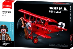 Sluban Model Bricks Trojplošník Fokker DR-1