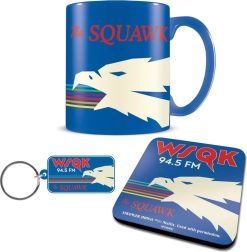 Stranger Things dárkový set – hrnek, podtácek a klíčenka