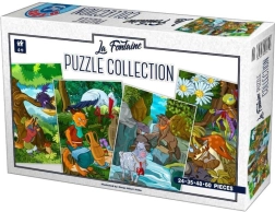 Puzzle La Fontainovy bajky 4v1 (24, 35, 48, 60 dílků)