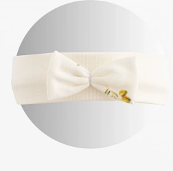 Dětská čelenka z organické bavlny New Baby Olivy