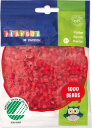 Zažehlovací korálky Červené 1000 ks