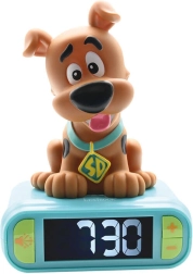 Dětský budík s 3D nočním světlem SCOOBY-DOO