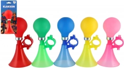 Klakson na kolo s gumovým balonkem, 14 cm – více barev