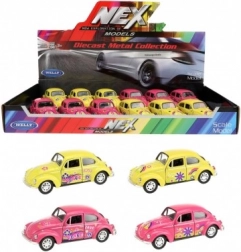 Kovový model WELLY VOLKSWAGEN beetle 1:32 na zpětné natažení