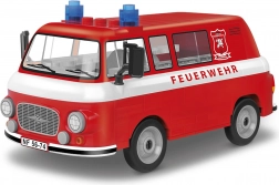 Stavebnice Youngtimer Barkas B1000 Feuerwehr – hasičský mikrobus (151 dílků)