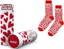 Bavlněné ponožky se srdíčky