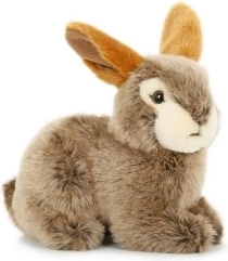 Plyšový zajíček 20 cm hnědý