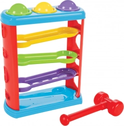 Kuličková dráha s kladívkem pro nejmenší děti