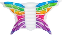 Nafukovací lehátko duhový motýl 294 × 193 cm