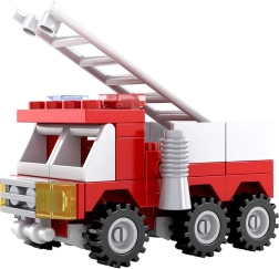 kompatibilní stavebnice bloxo hasiči – auto, 53 dílků
