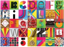 Puzzle Cobble Hill nalezená abeceda 1000 dílků