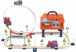 Vlaková dráha v kufříku 69 dílků