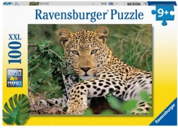 Puzzle RAVENSBURGER leopard – 100 dílků