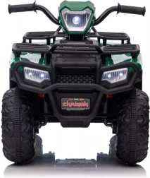 Dětský elektrický čtyřkolový vozík zelený