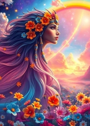 Puzzle Duhová dívka 500 dílků