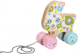 Tahací Králík Dřevěný Cubika