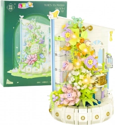 Stavebnice Květinová Věž s LED Světlem