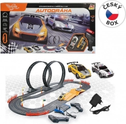 Autodráha Racing Collection 560 cm s lopingy a dvěma auty
