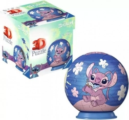 3D puzzleball DISNEY Stitch & Angel 54 dílků od Ravensburger