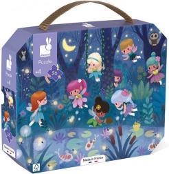 Puzzle v kufříku Noční víly 36 dílků