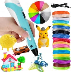 Woopie 3D pero pro děti s LED displejem – kreativní sada