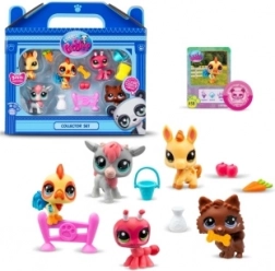 littlest pet shop farma – sada s 5 figurkami