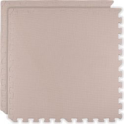 Pěnová podložka HUMBI 120 × 60 cm – velké voděodolné pěnové puzzle, bezpečné, 2 ks, světle růžová