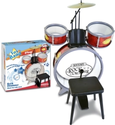 Dětská bicí sada se stoličkou