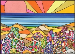 Ravensburger puzzle Kamenné květiny na Havaji 1000 dílků