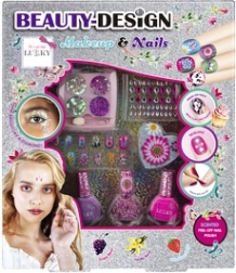lukky sada beauty design make-up a nehty pro děti