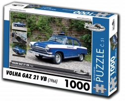 Retro auta puzzle Volha Gaz 21 VB 1000 dílků