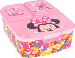 Dětský multi box na svačinu MINNIE Mouse s přihrádkami