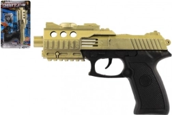 Plastová setrvačníková pistole pro děti 20 × 13 cm