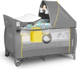 Cestovní postýlka Sven Plus od Lionelo – Žlutá