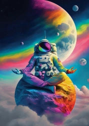 Puzzle Art Puzzle vesmírná pohoda 1000 dílků