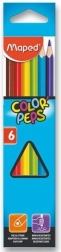 Pastelky trojboké MAPED Color'Peps 6 ks