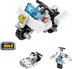 QMAN motorka 3v1 – mini stavebnice (36 dílků)