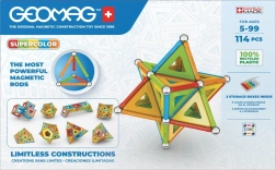 GEOMAG Supercolor magnetická stavebnice 114 dílků