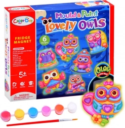 Kreativní sada na výrobu magnetek – sovy