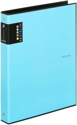 Pořadač A4 PASTELINI modrý, 4kroužkový laminovaný
