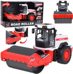 Velký silniční válec s pohonem a efekty